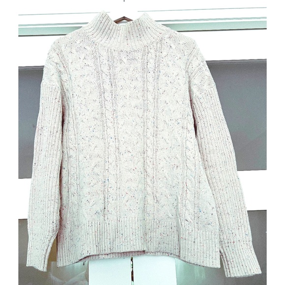 JOE FRESH  |  Cable-Knit Mock Neck Sweater - Picture 1 of 5